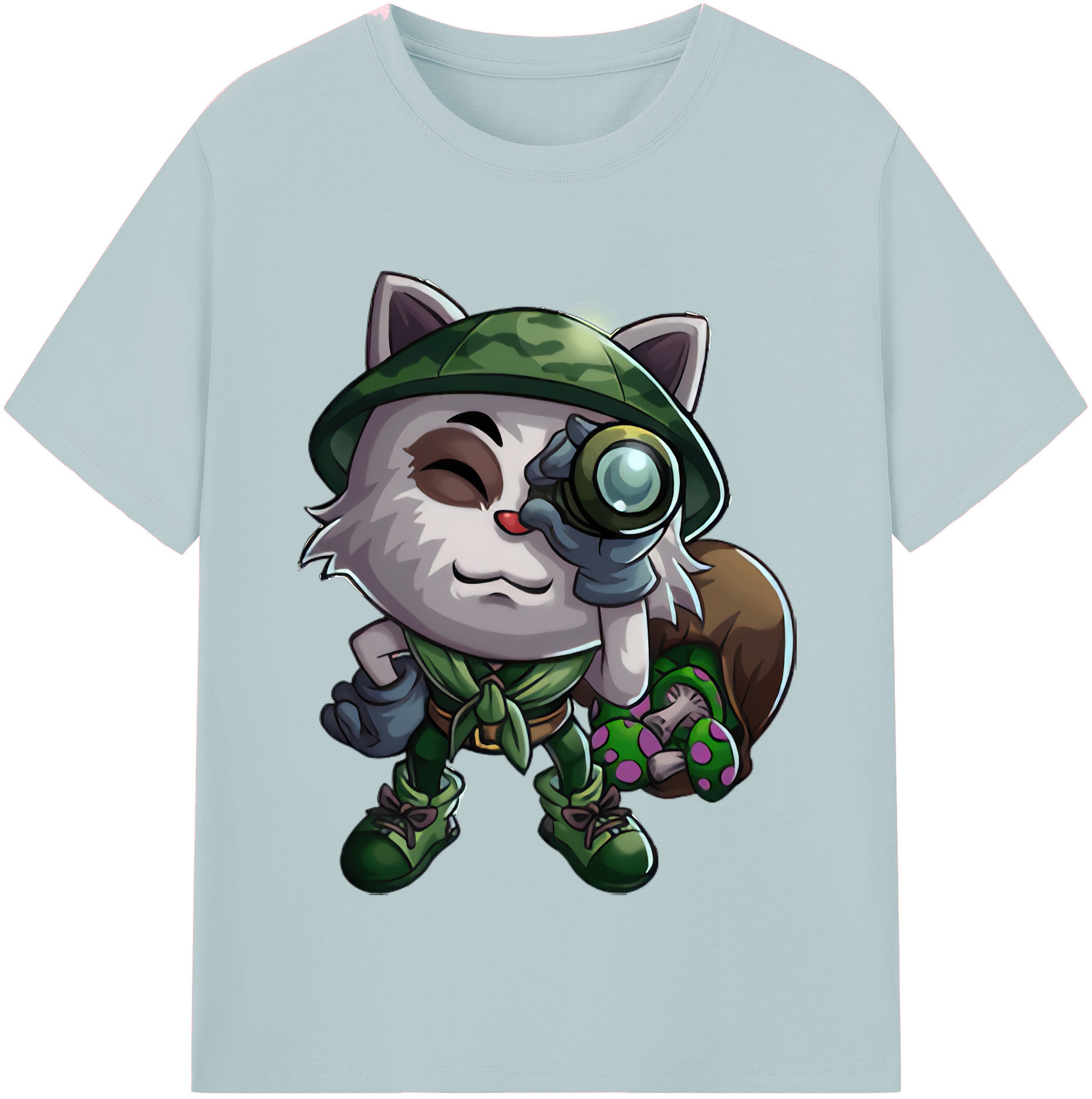 リーグ・オブ・レジェンド League of Legends LOL 綿100％半袖Tシャツ（フロントプリント）